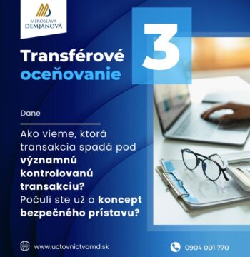 transférové oceňovanie - účtoníctvo Prešov